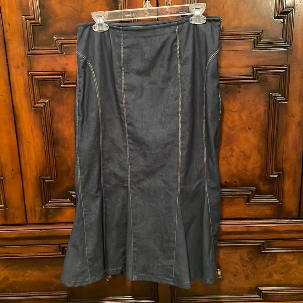 Denim Maxi Skirt